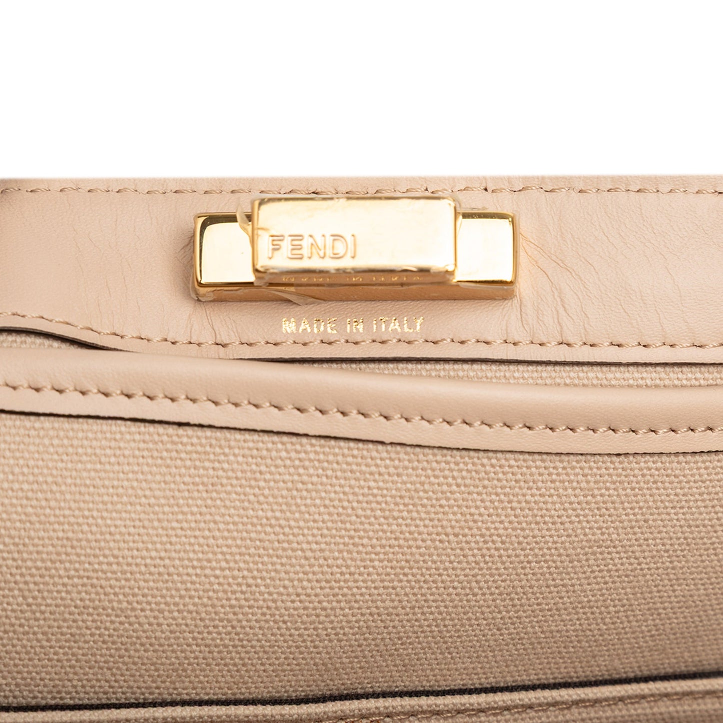 Fendi Zucca Embroidered Canvas Peekaboo X Tote