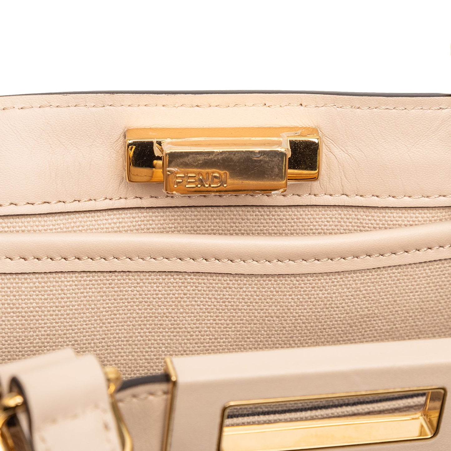 Fendi Zucca Embroidered Canvas Peekaboo X Tote