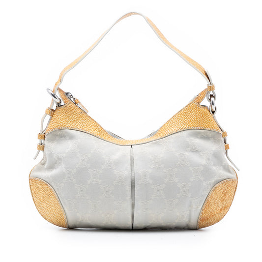 Celine Macadam Denim Shoulder Bag