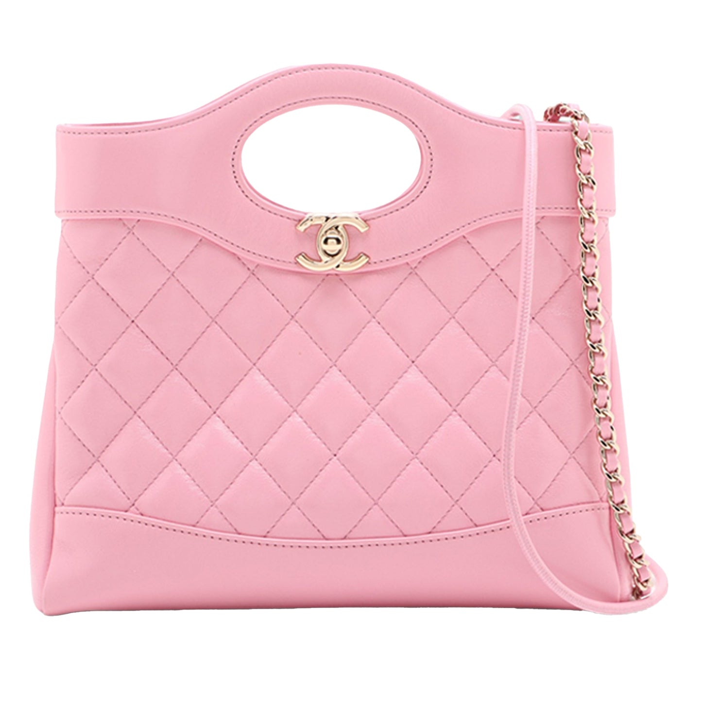 Chanel Mini Shiny Lambskin 31 Shopping Bag