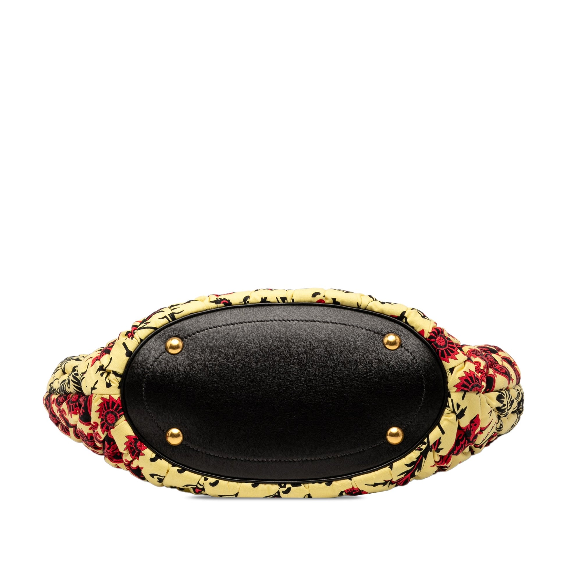 Miu Miu Limited Edition Matelasse Printed Canvas Handbag