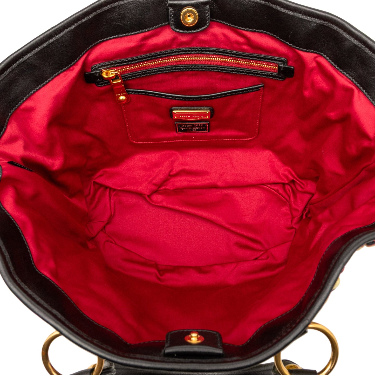 Miu Miu Limited Edition Matelasse Printed Canvas Handbag