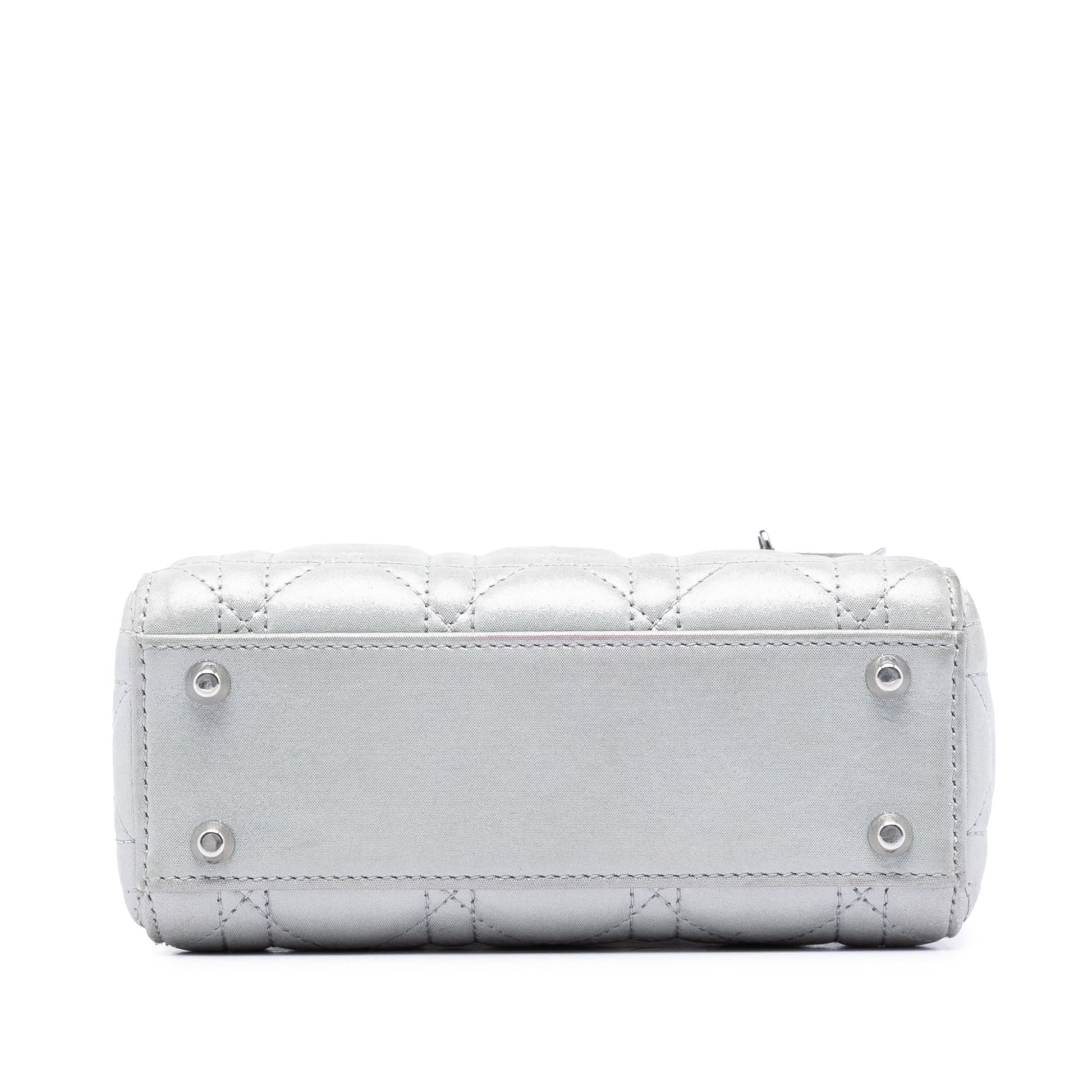 Dior Mini Iridescent Lambskin Cannage Lady Dior