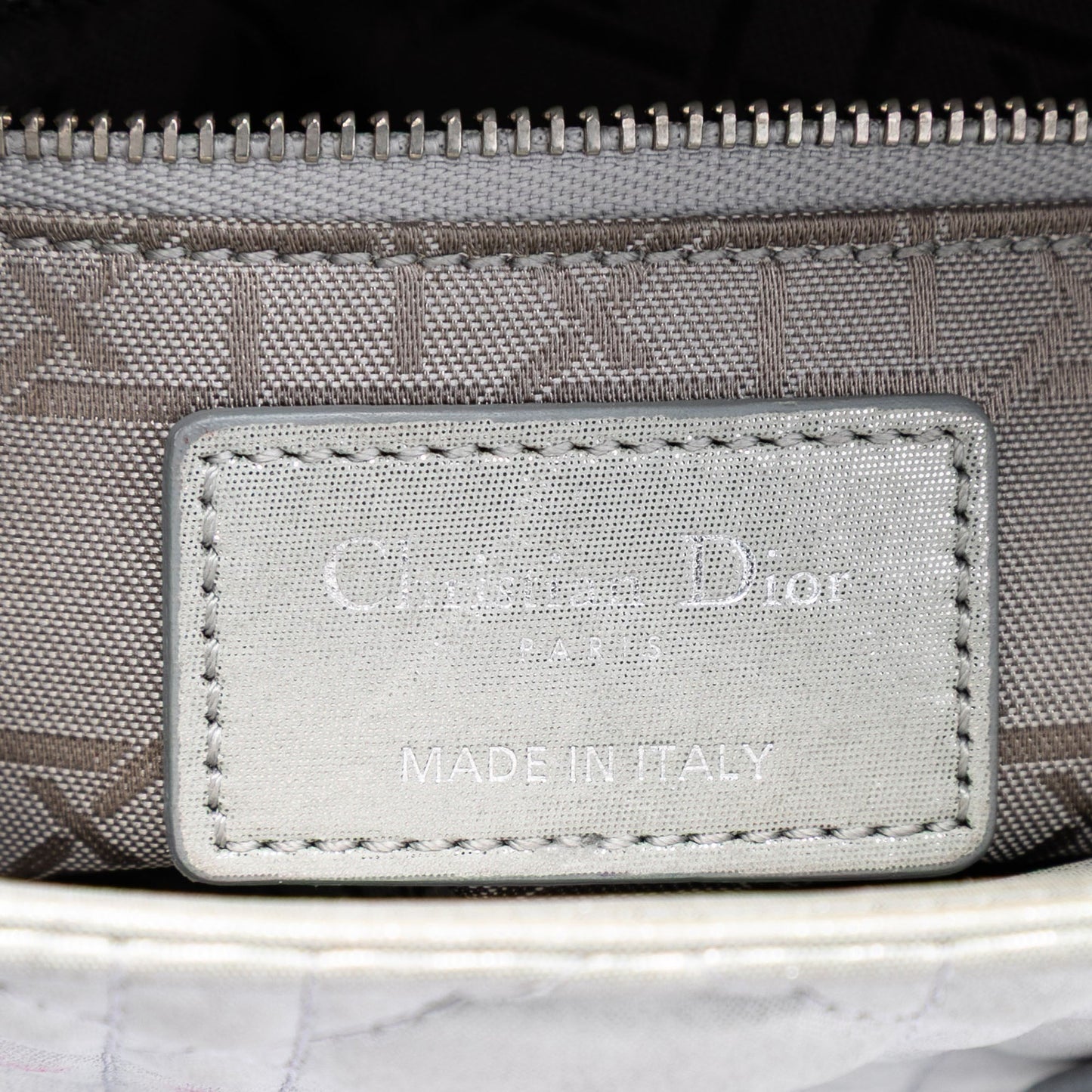 Dior Mini Iridescent Lambskin Cannage Lady Dior