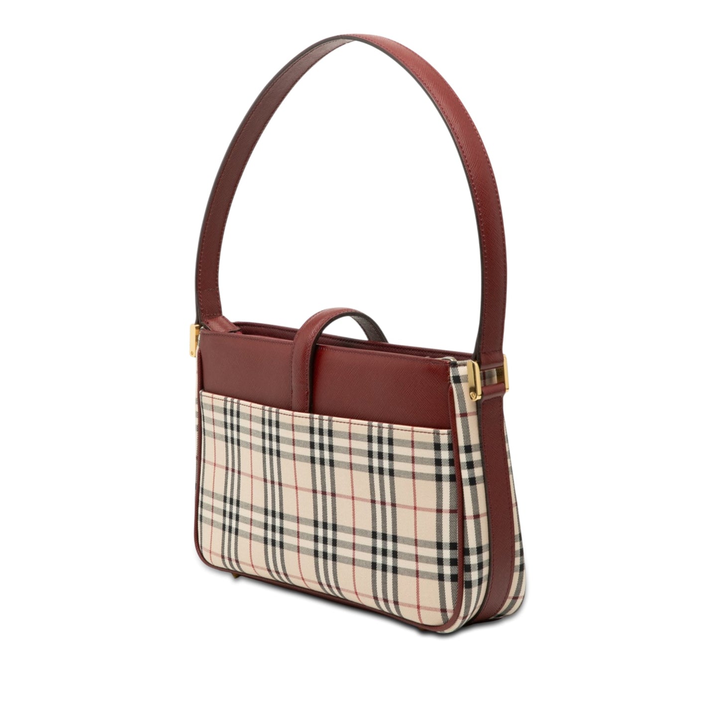 Burberry House Check Canvas Shoulder Bag