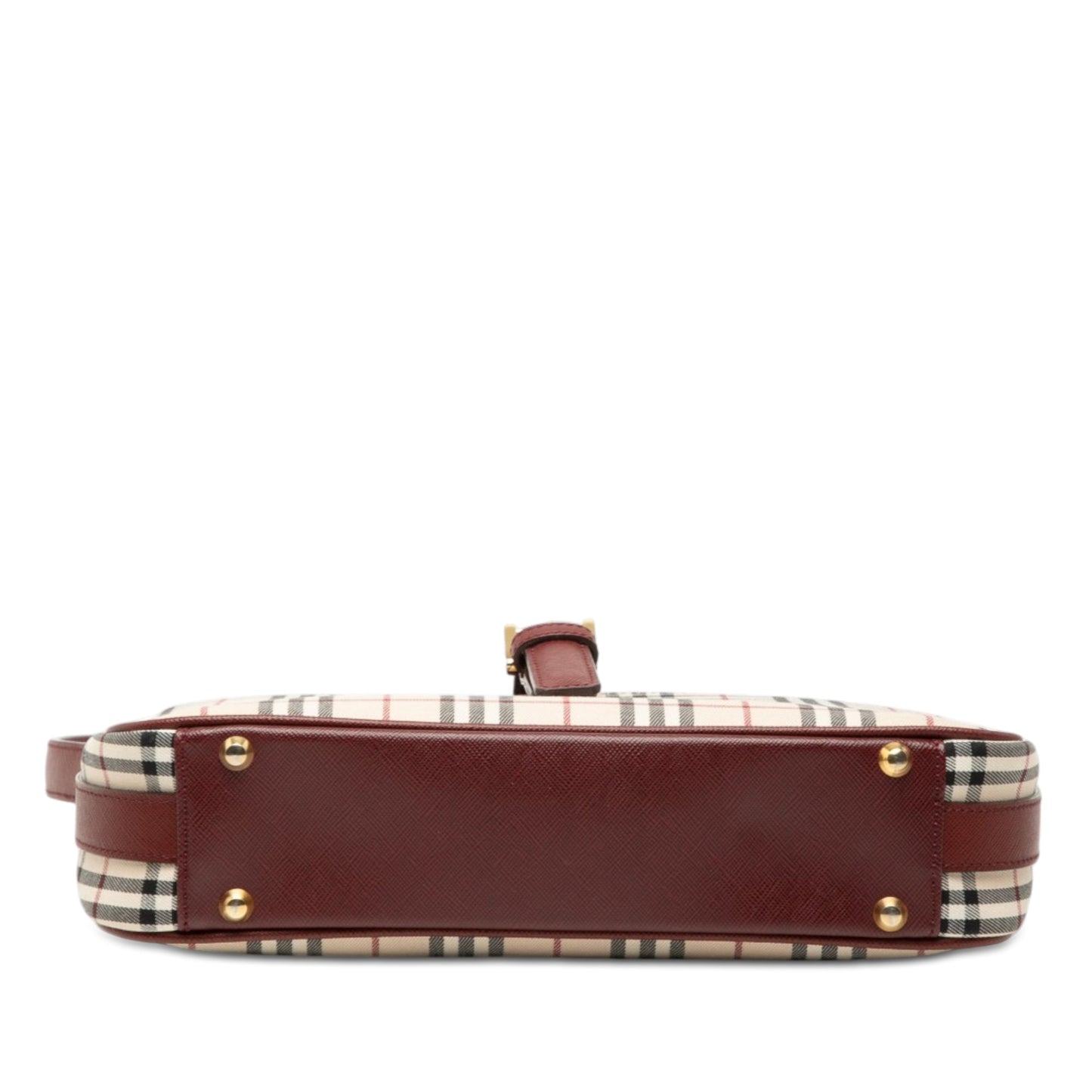 Burberry House Check Canvas Shoulder Bag