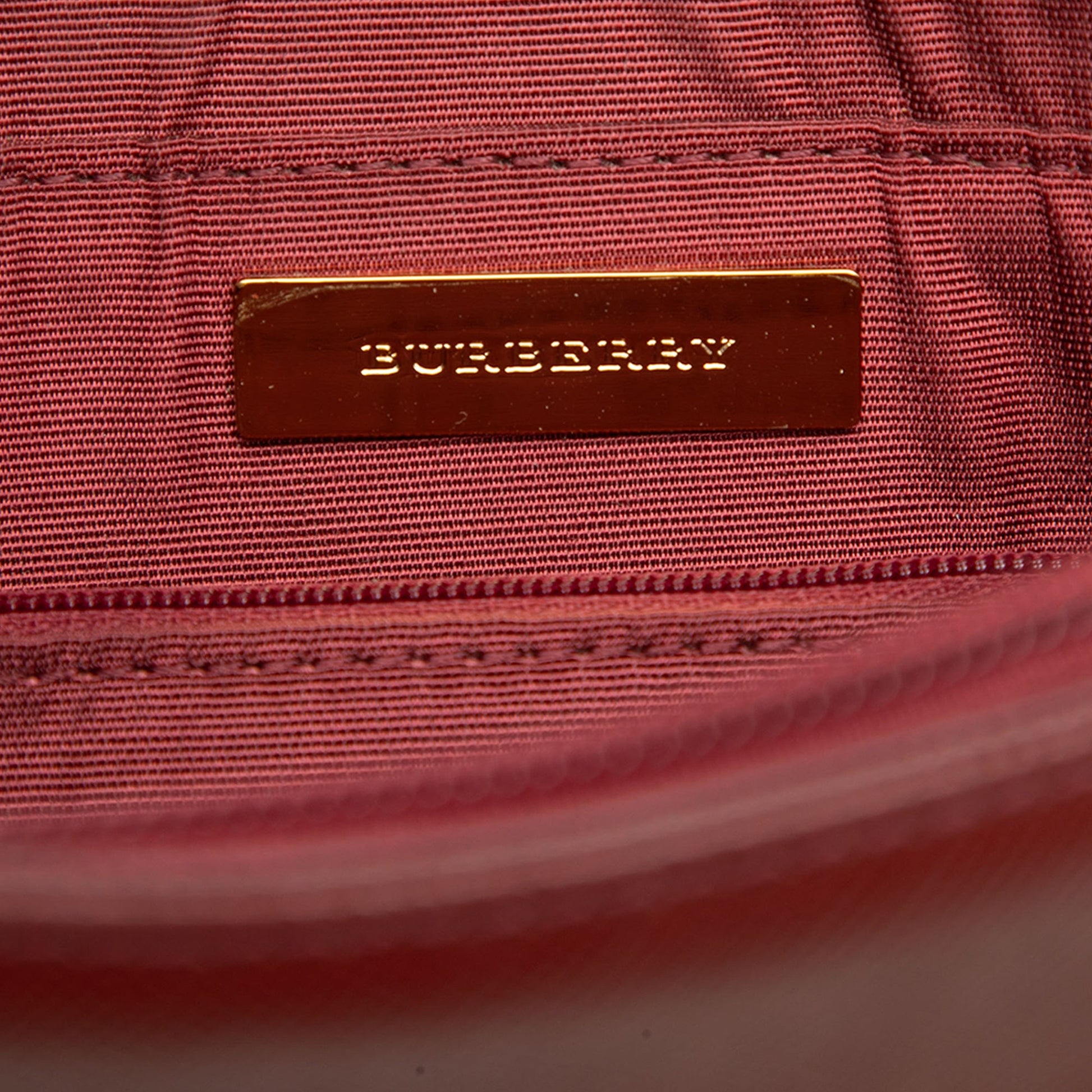 Burberry House Check Canvas Shoulder Bag