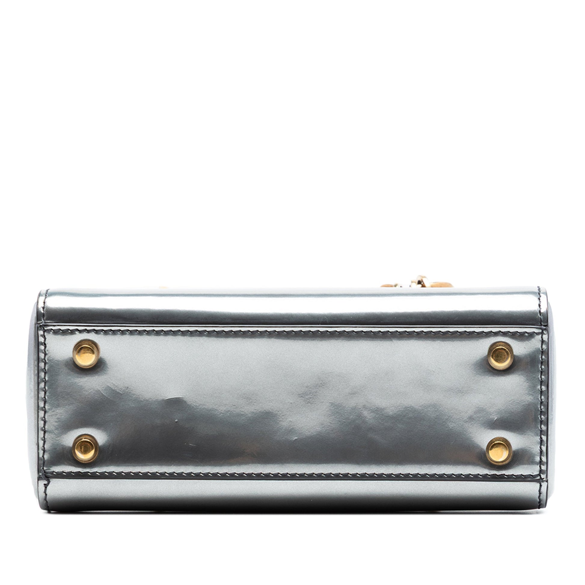 Dior Mini Metallic Patent Lady Dior