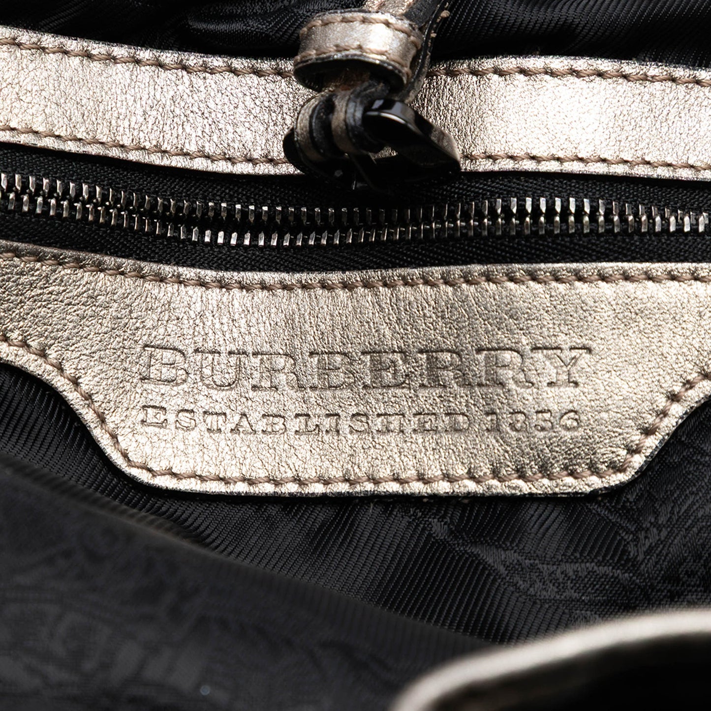 Metallic Woven Leather Tote