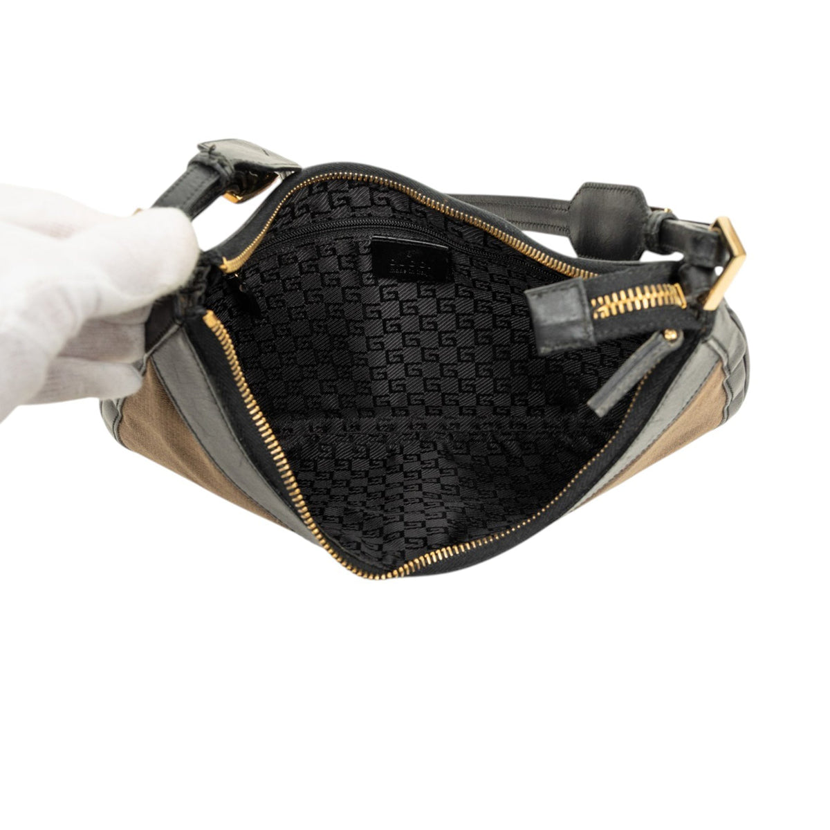 Gucci Canvas Jackie Hobo
