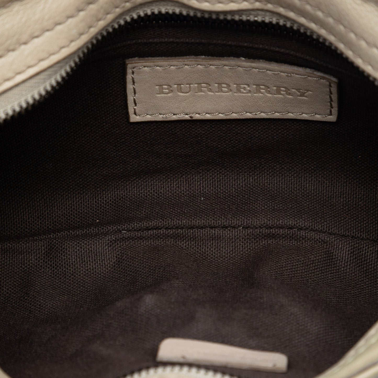 Burberry Smoke Check Coated Canvas Shoulder Bag