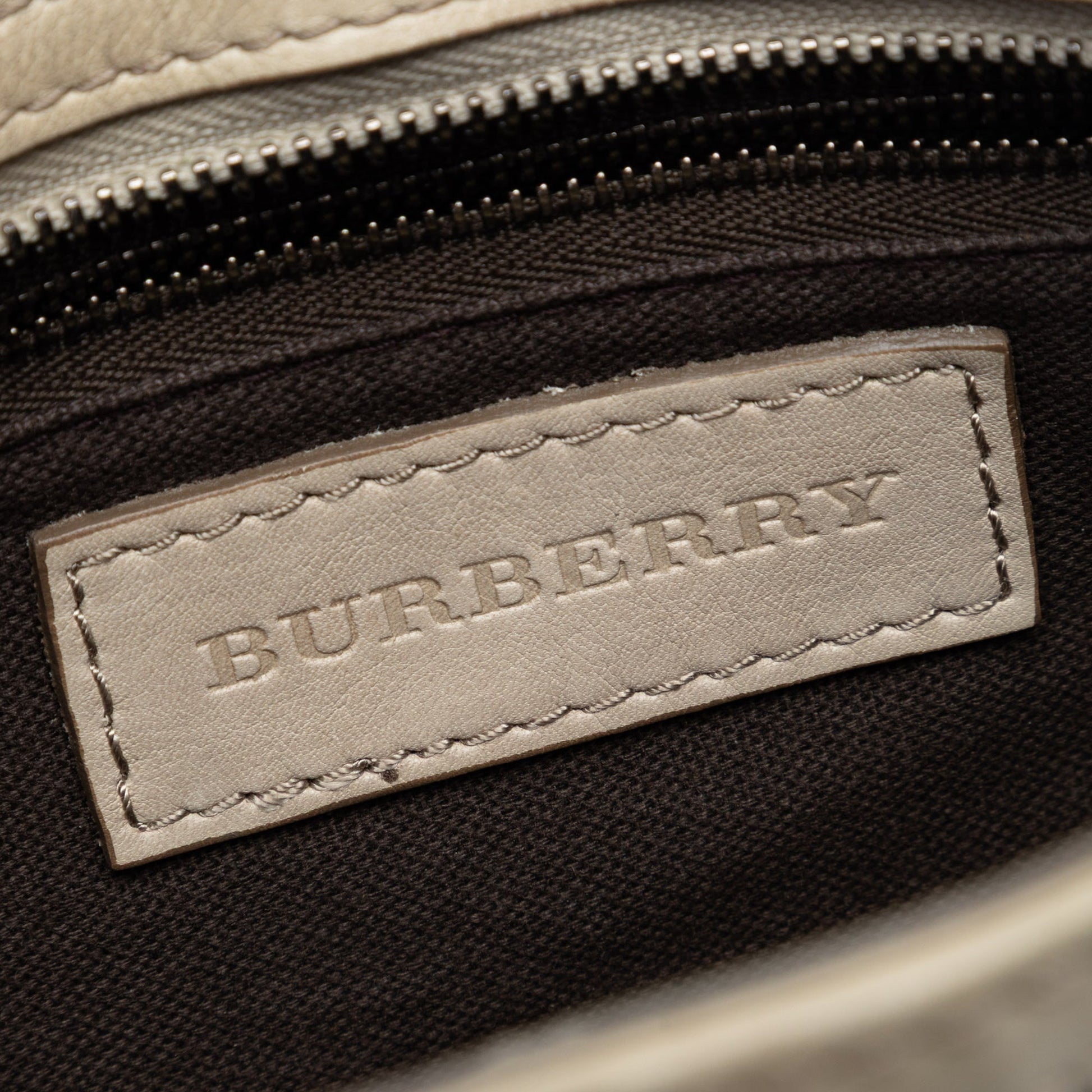 Burberry Smoke Check Coated Canvas Shoulder Bag