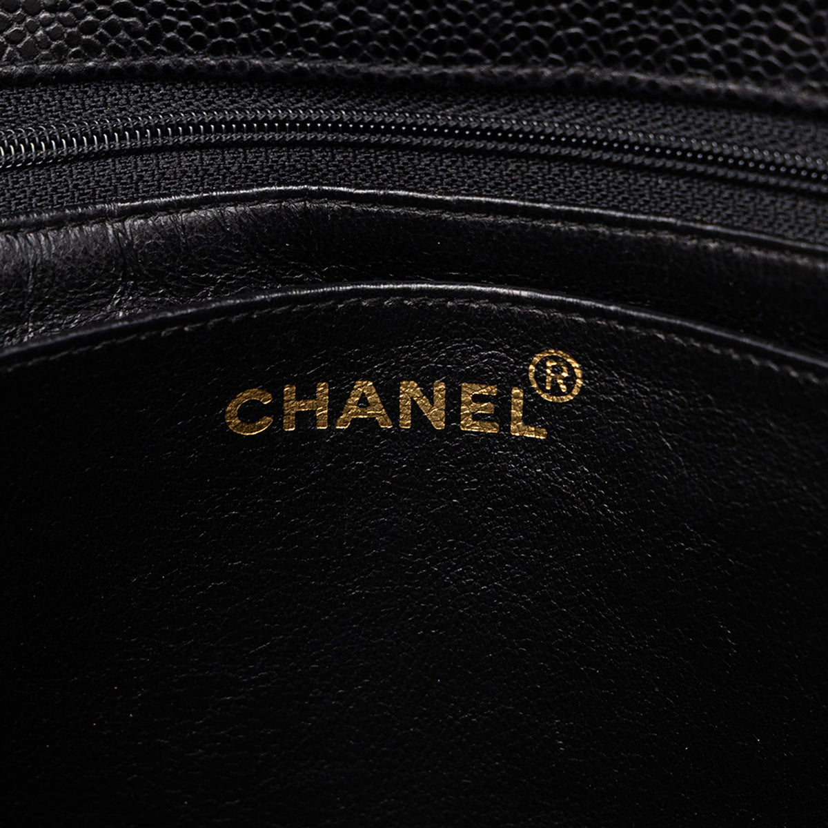 Chanel Jumbo XL Caviar Mademoiselle Flap — Black