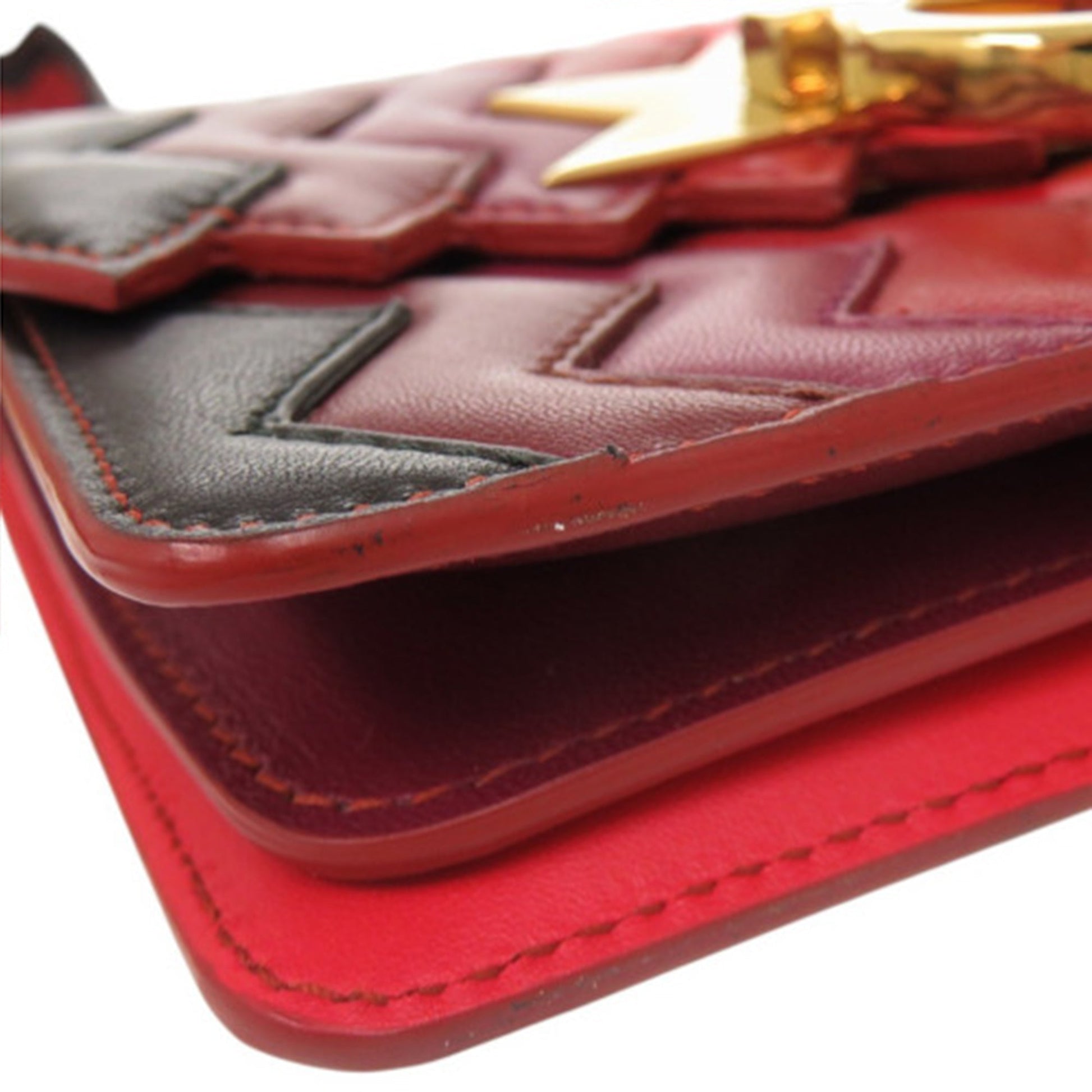 Sara Battaglia Mini Leather Zigzag Gancini Crossbody