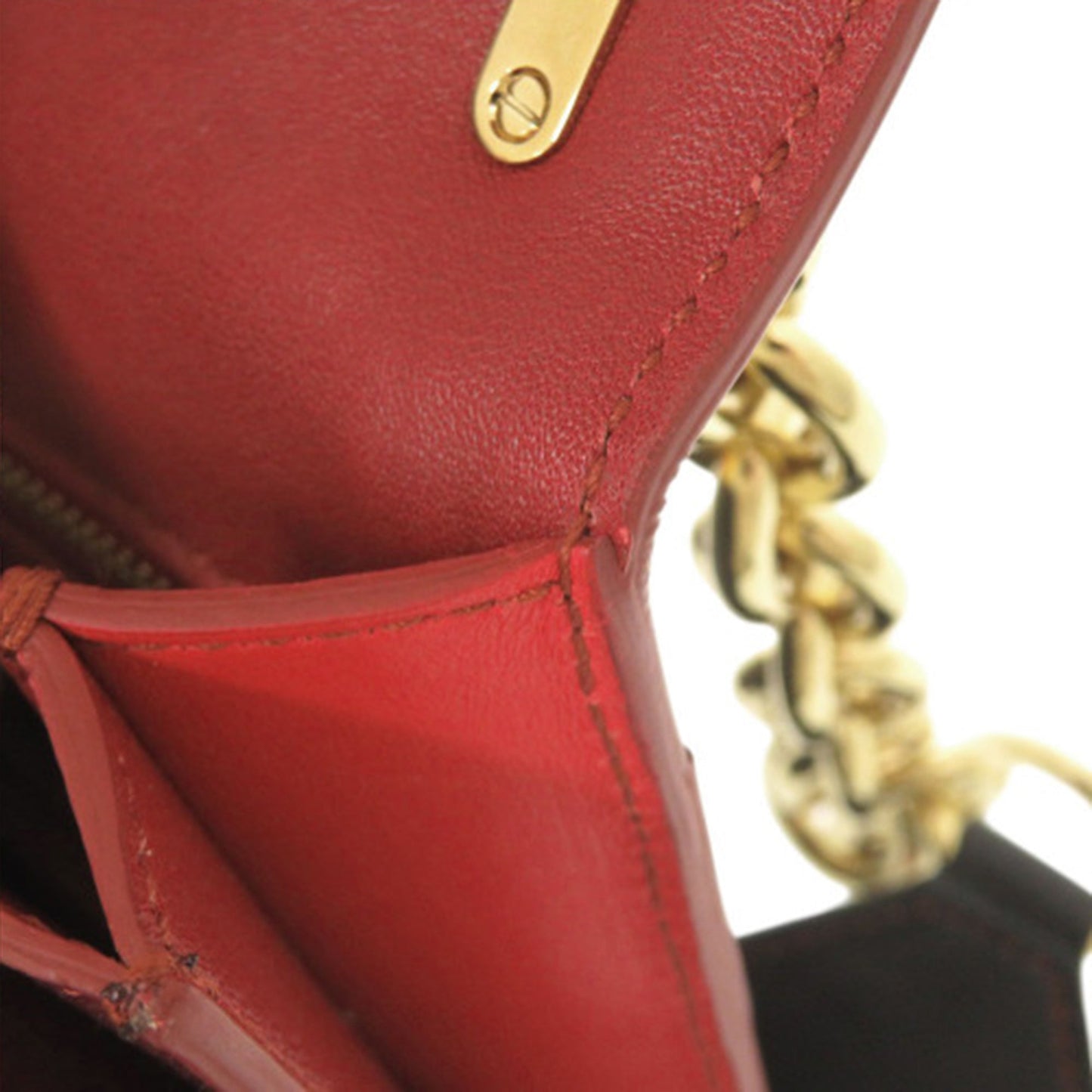 Sara Battaglia Mini Leather Zigzag Gancini Crossbody