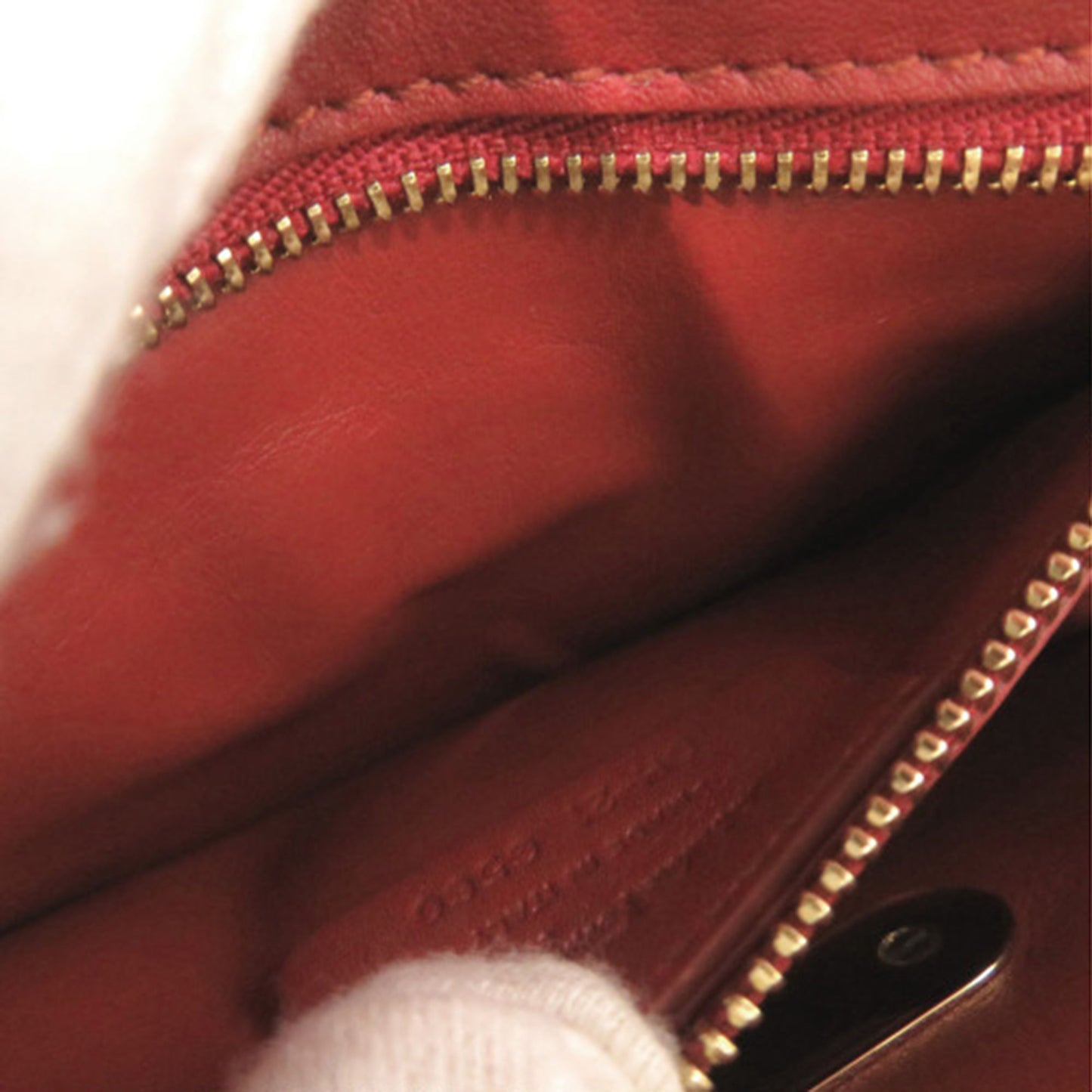 Sara Battaglia Mini Leather Zigzag Gancini Crossbody