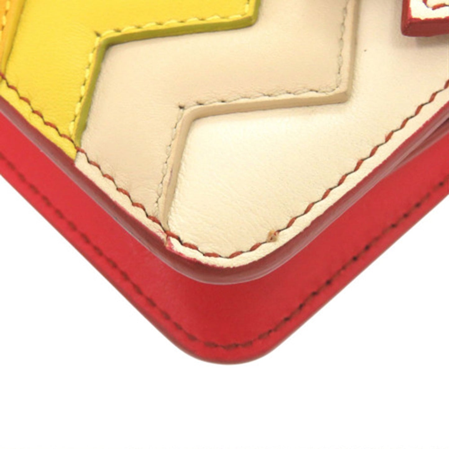 Sara Battaglia Mini Leather Zigzag Gancini Crossbody