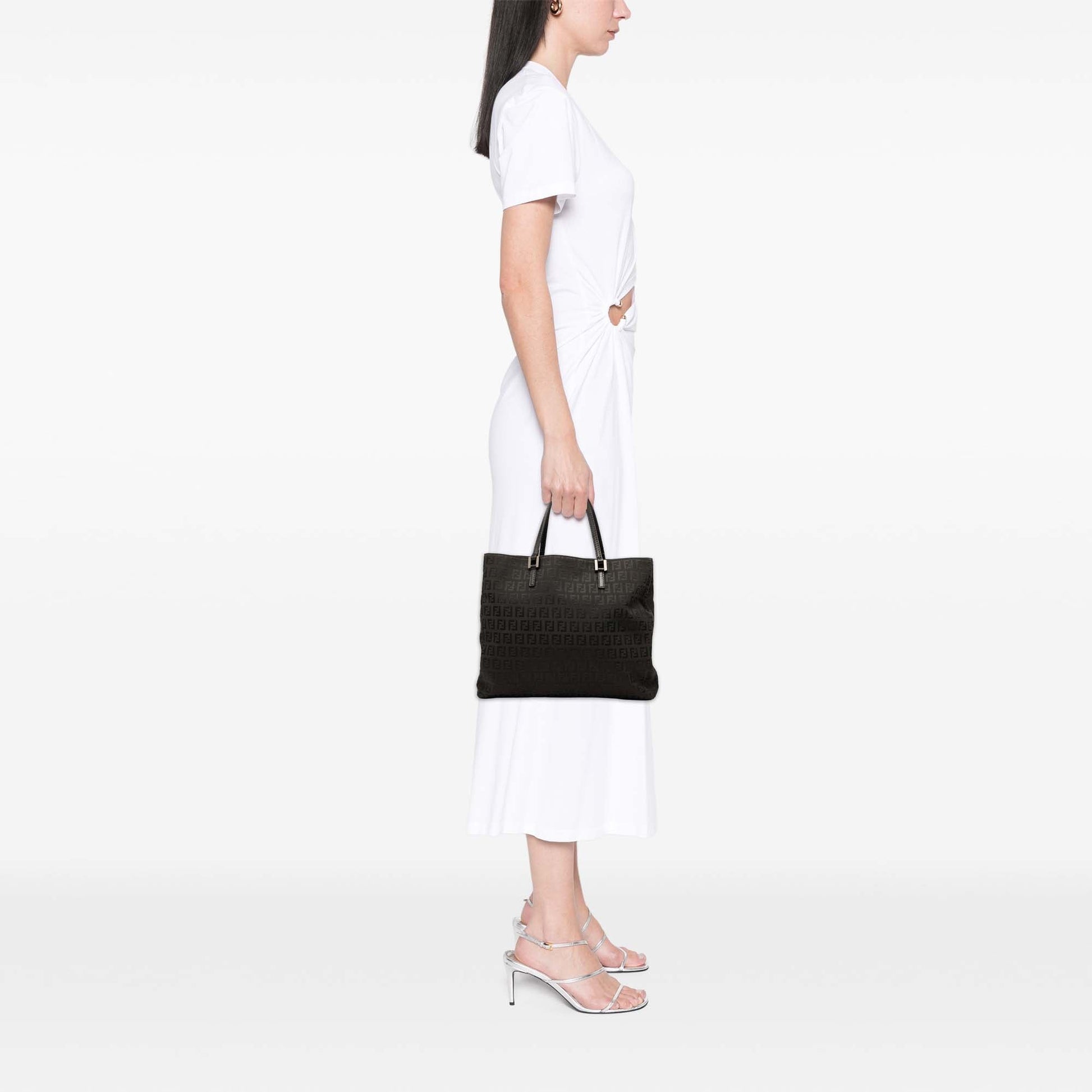 Fendi Zucchino Canvas Tote