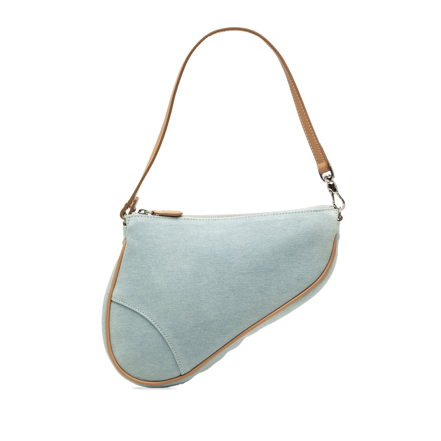 Dior Mini Denim Saddle Pochette