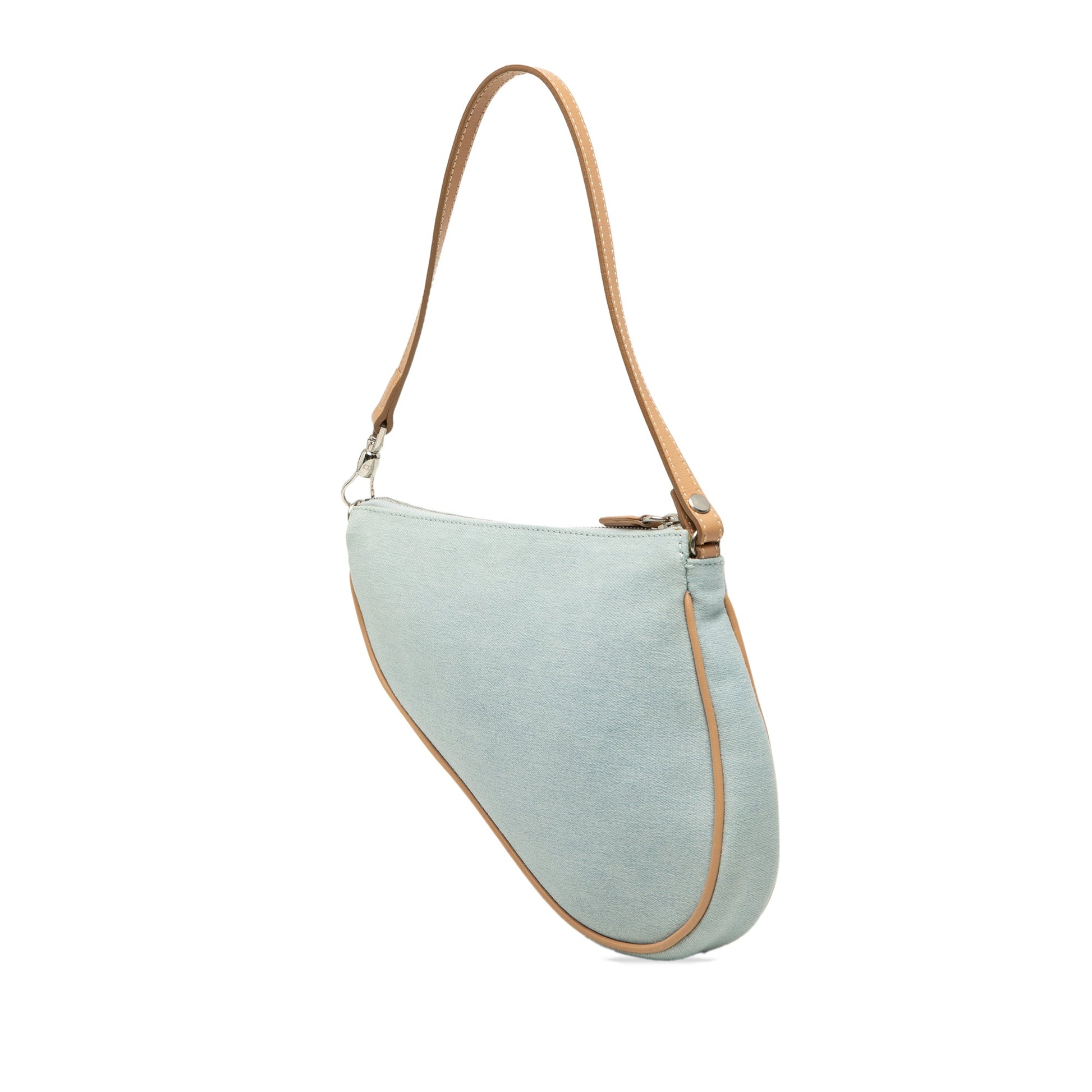 Dior Mini Denim Saddle Pochette