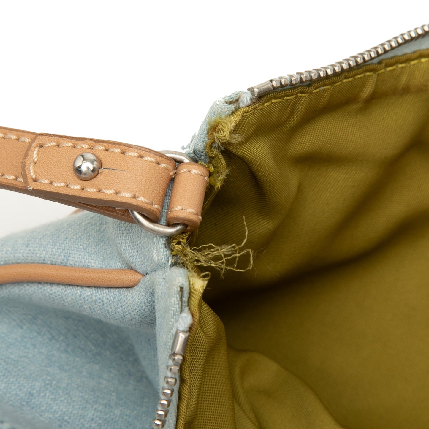 Dior Mini Denim Saddle Pochette