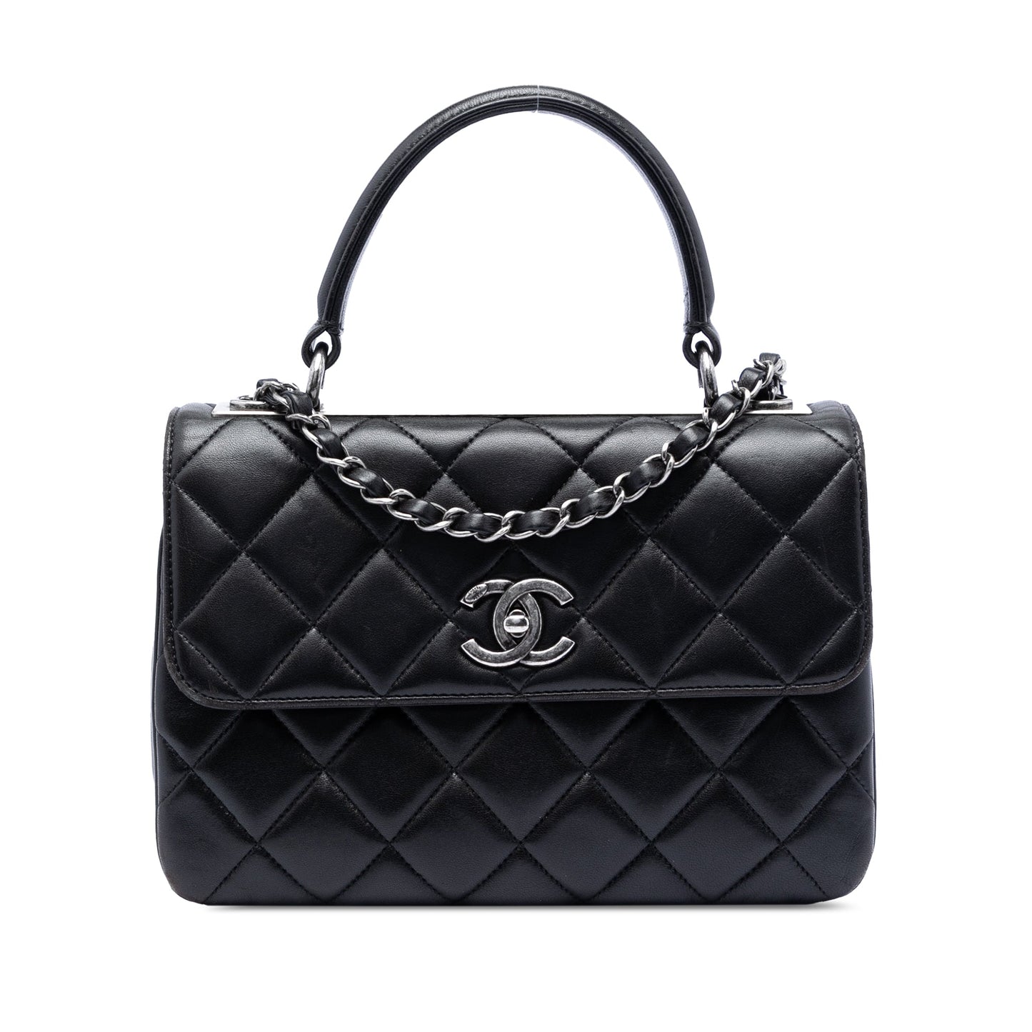 Chanel Small Quilted Lambskin Trendy CC Top Handle Flap