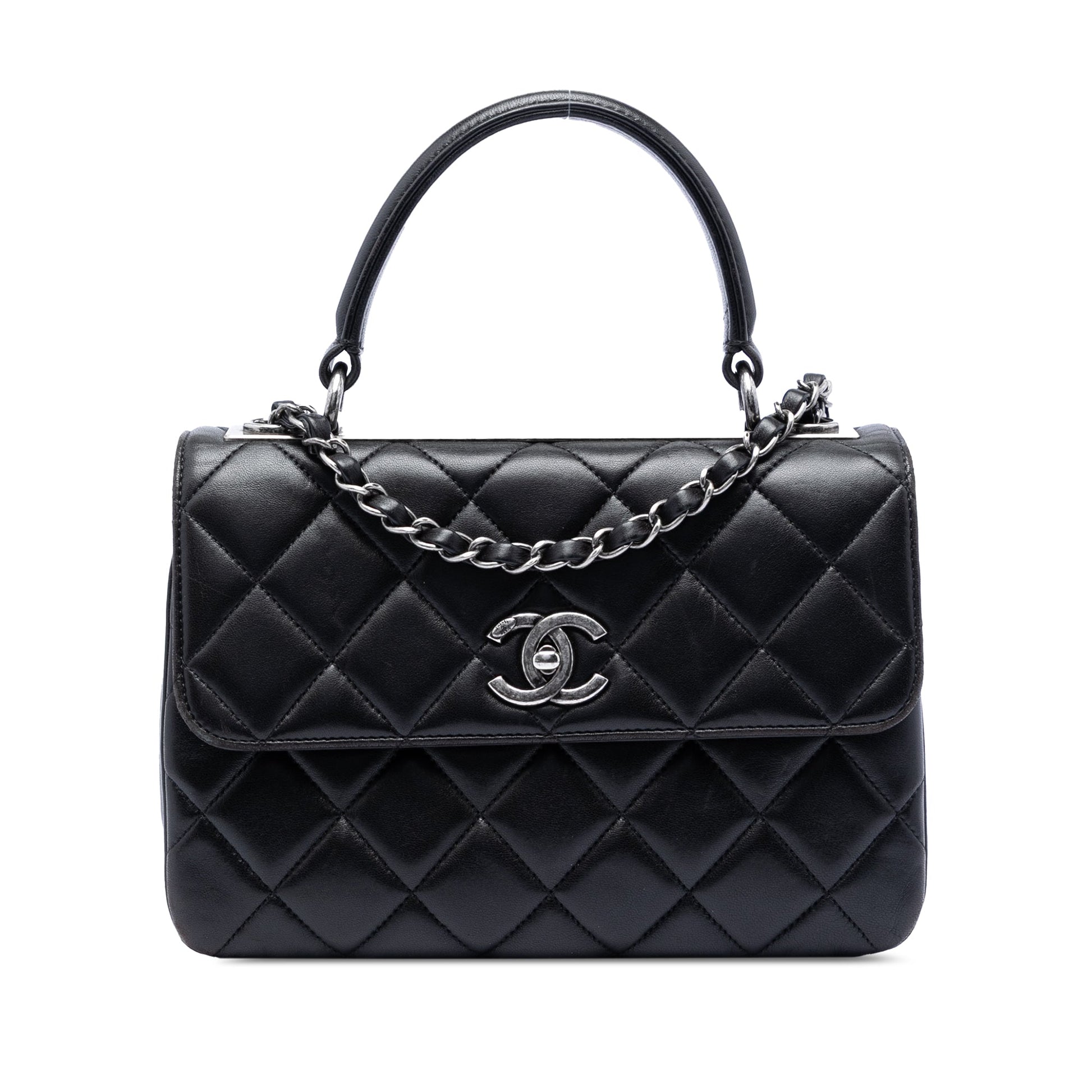 Chanel Small Quilted Lambskin Trendy CC Top Handle Flap