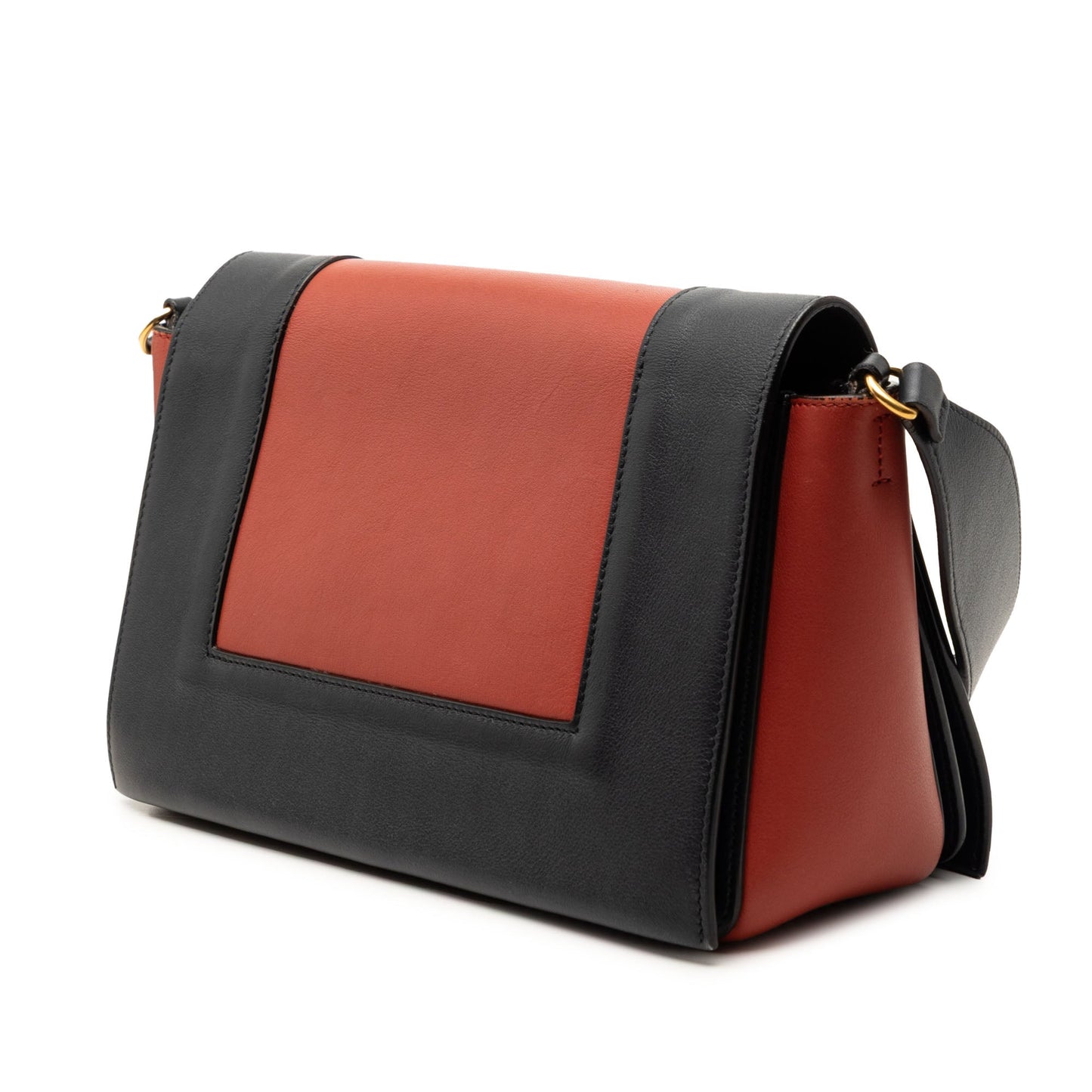 Celine Medium Shiny Smooth Calfskin Frame Shoulder Bag