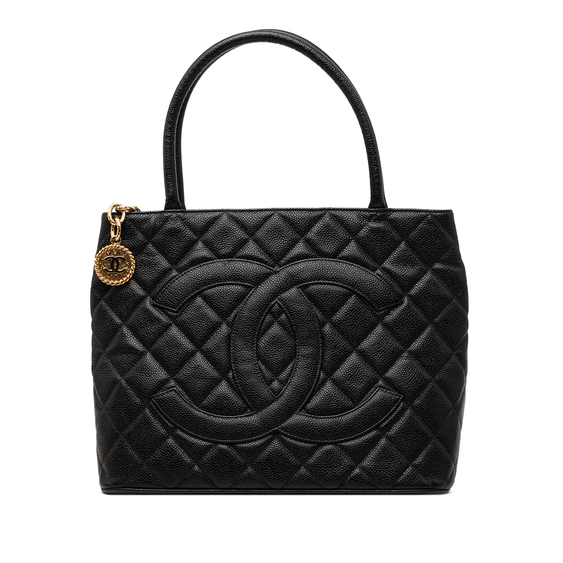 Chanel Caviar Medallion Tote