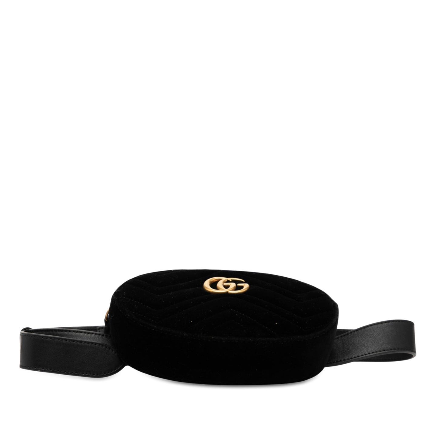 Gucci GG Marmont Matelasse Velvet Belt Bag