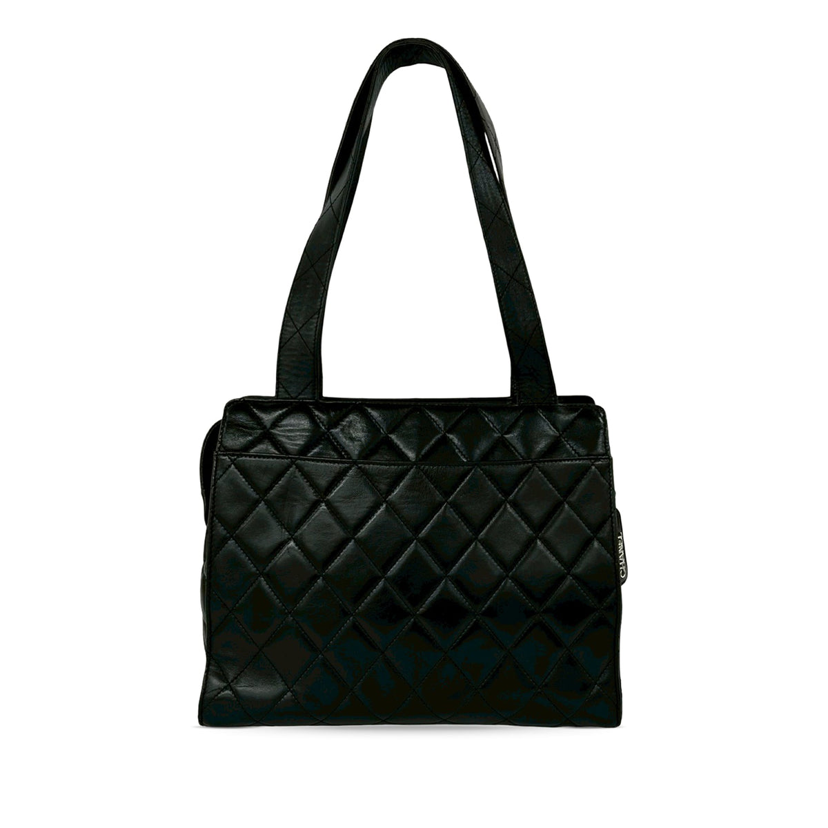 Chanel CC Quilted Lambskin Shoulder Bag