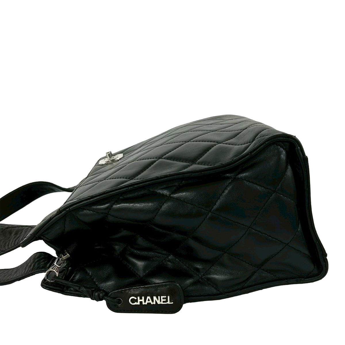 Chanel CC Quilted Lambskin Shoulder Bag
