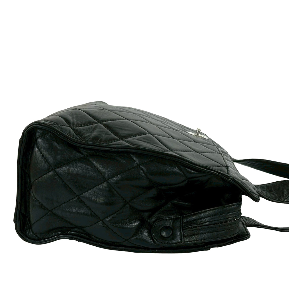 Chanel CC Quilted Lambskin Shoulder Bag
