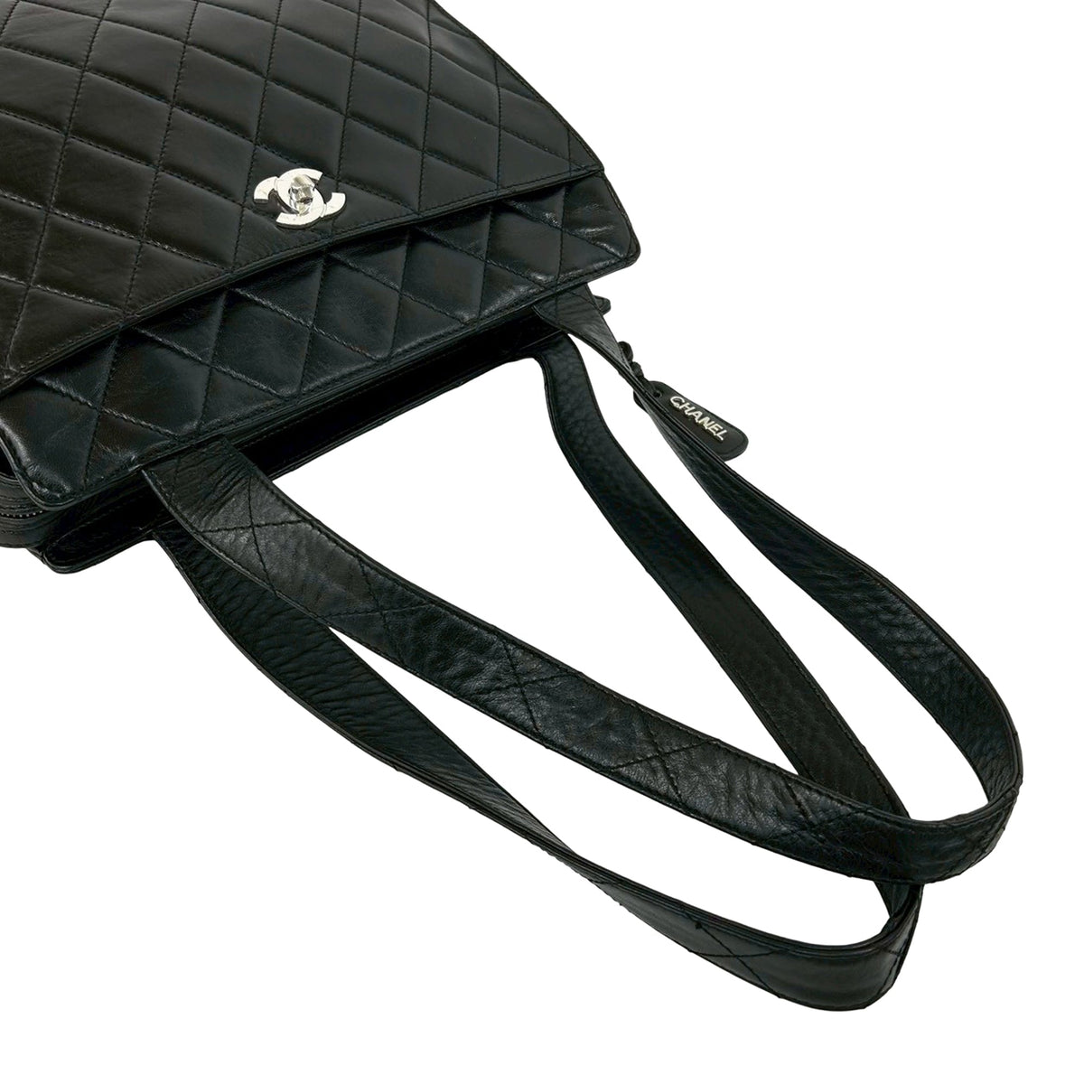 Chanel CC Quilted Lambskin Shoulder Bag