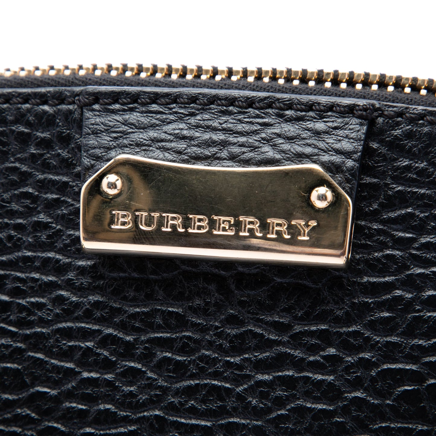 Burberry Large Grained Calfskin Heritage Orchard Bowling Bag