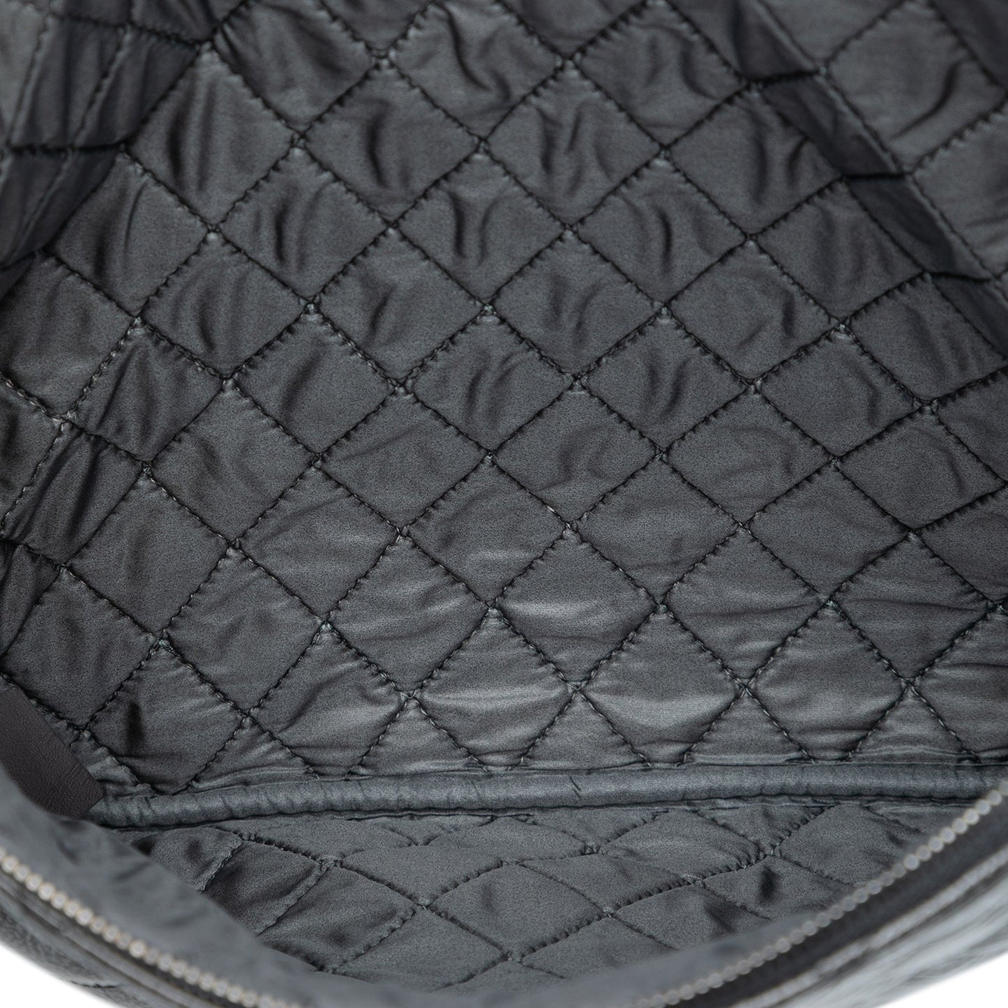 Chanel Large Quilted Iridescent Patent O Case Clutch