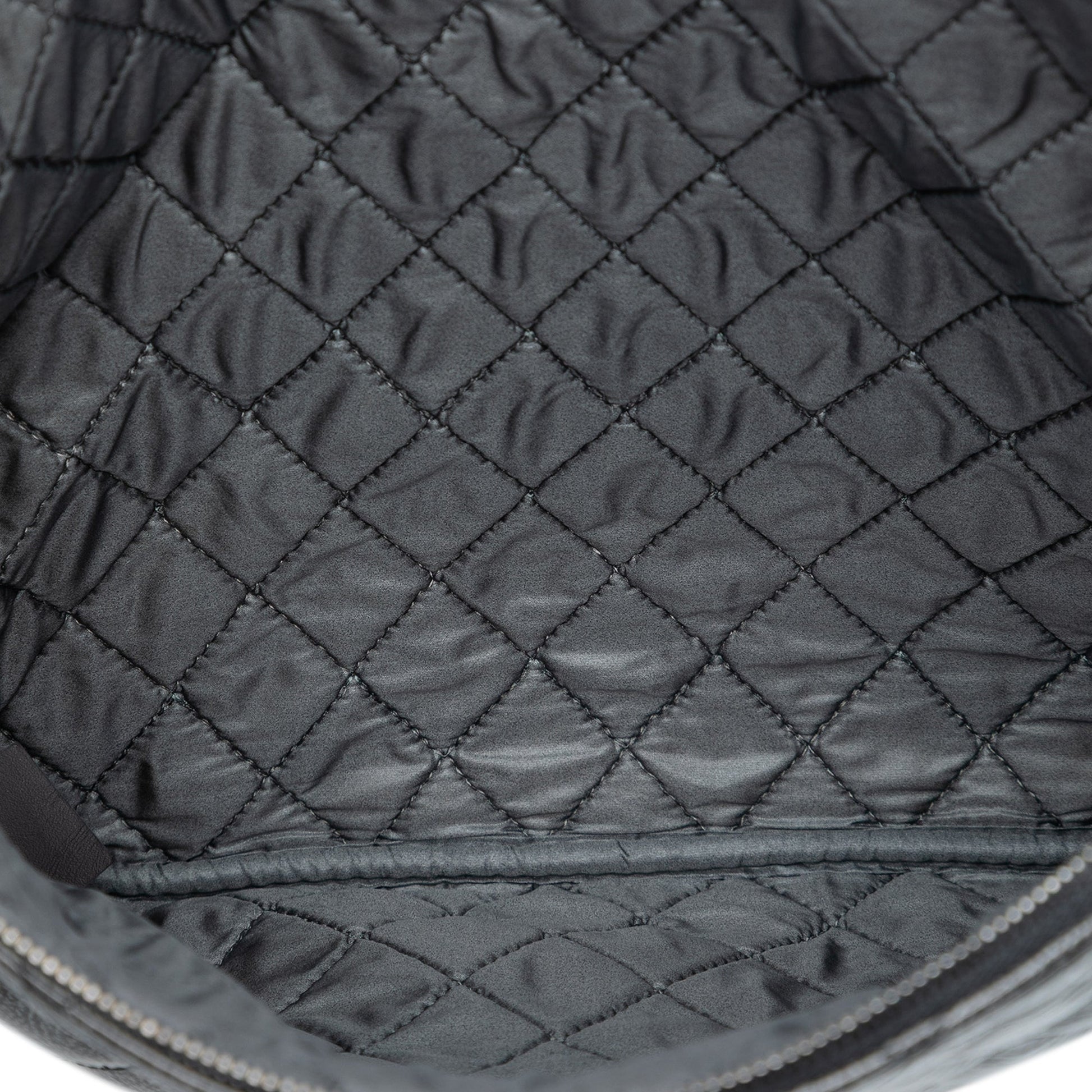 Chanel Large Quilted Iridescent Patent O Case Clutch