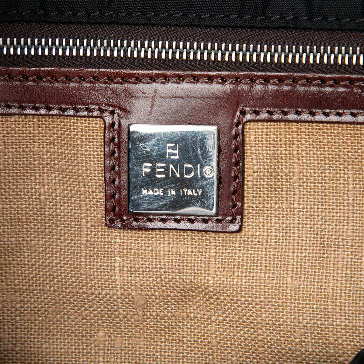 Fendi Nylon FF Handbag