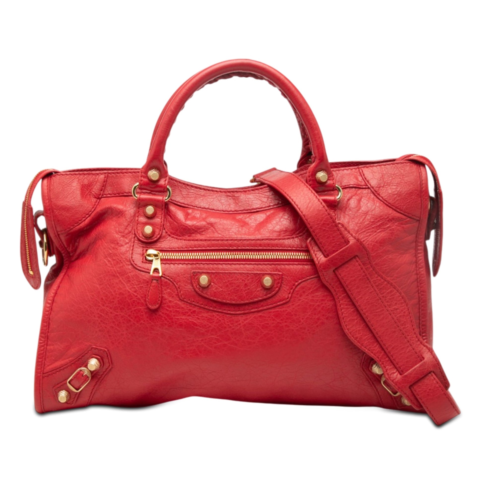 Lambskin Motocross City Giant 12 Satchel
