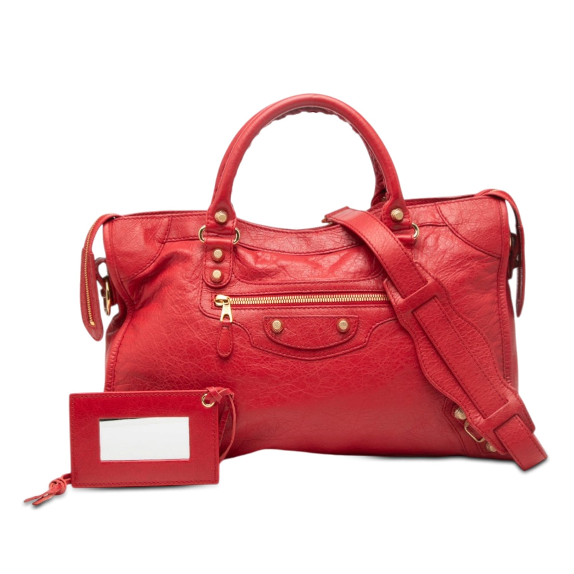 Lambskin Motocross City Giant 12 Satchel