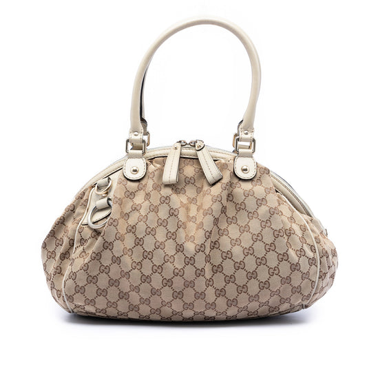Gucci GG Canvas Sukey Satchel