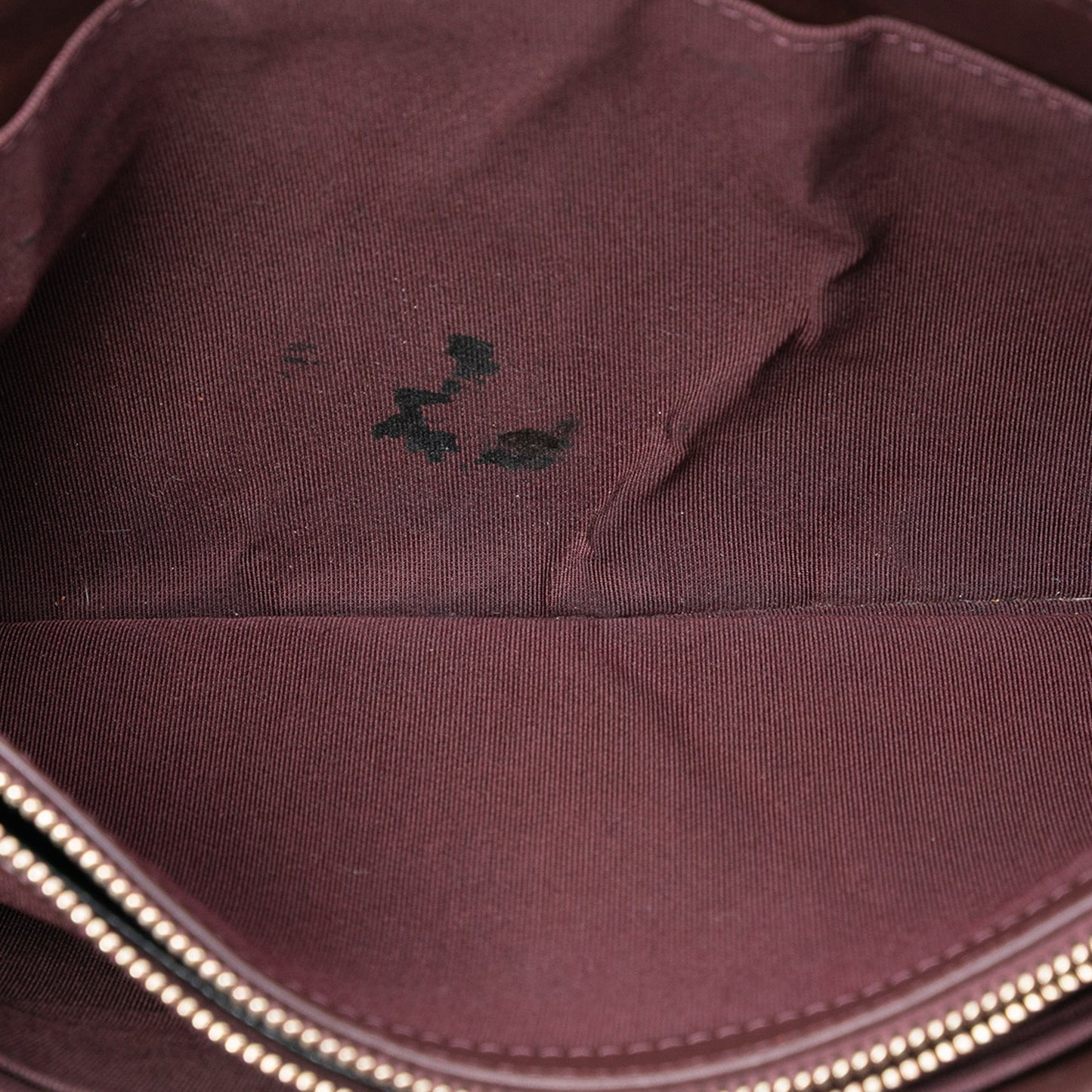 Chanel CC Quilted Caviar Zip Pouch