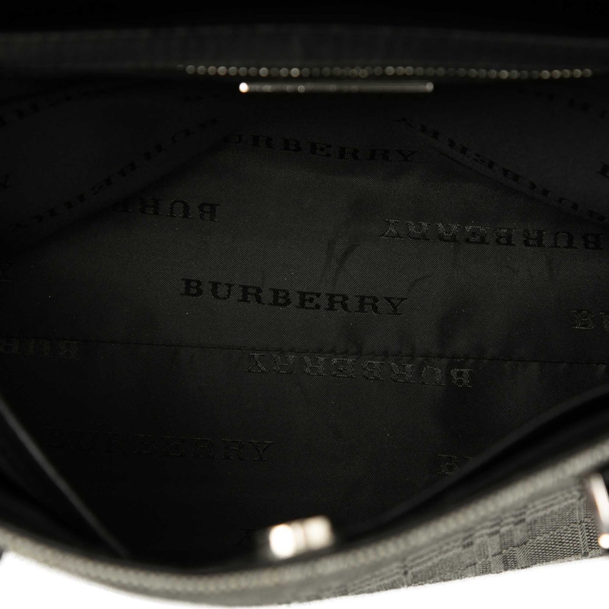 Burberry Tonal Check Canvas Tote