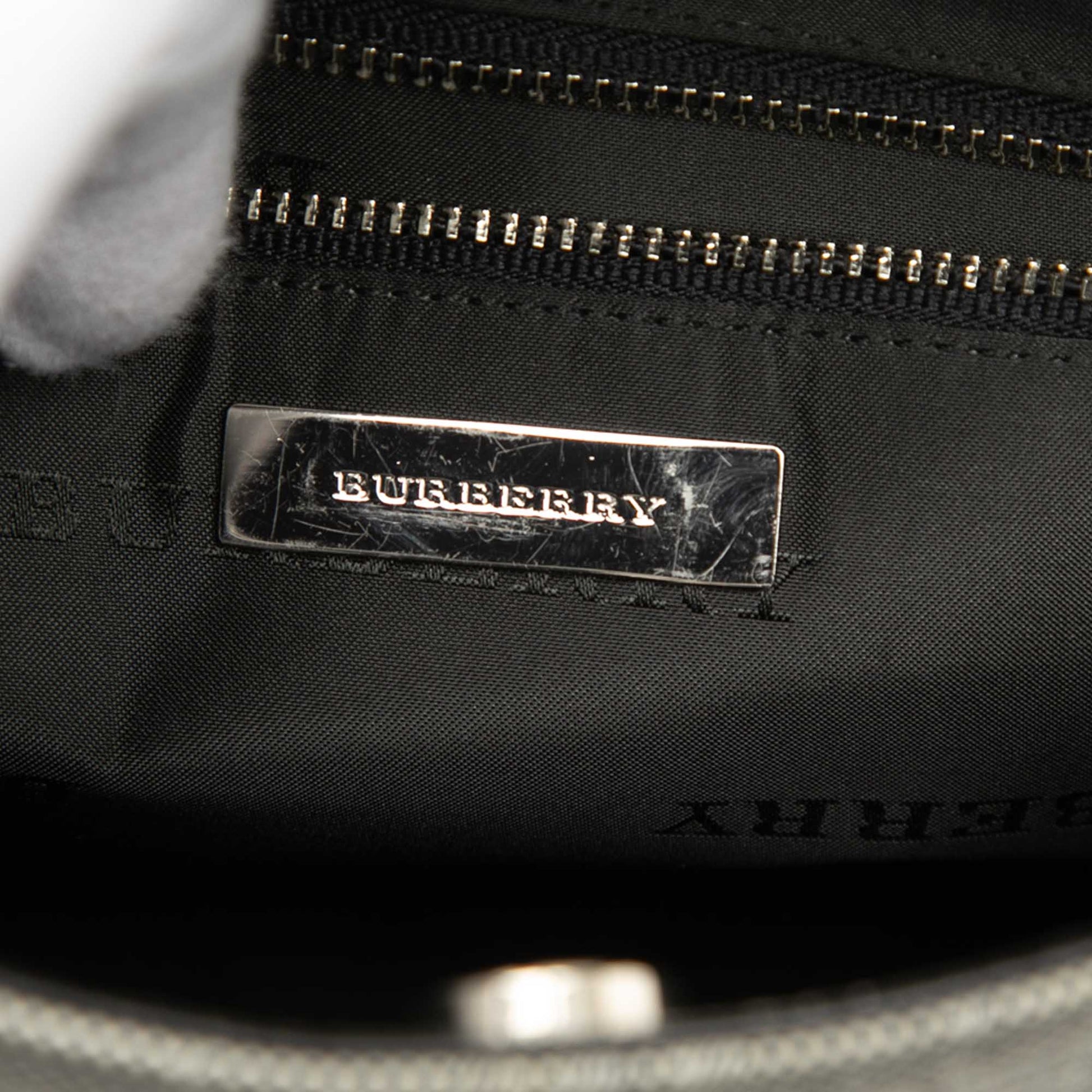 Burberry Tonal Check Canvas Tote