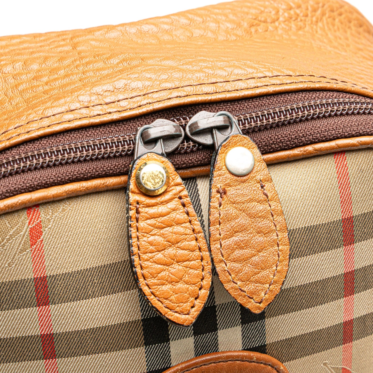 Burberry Haymarket Check Canvas Handbag