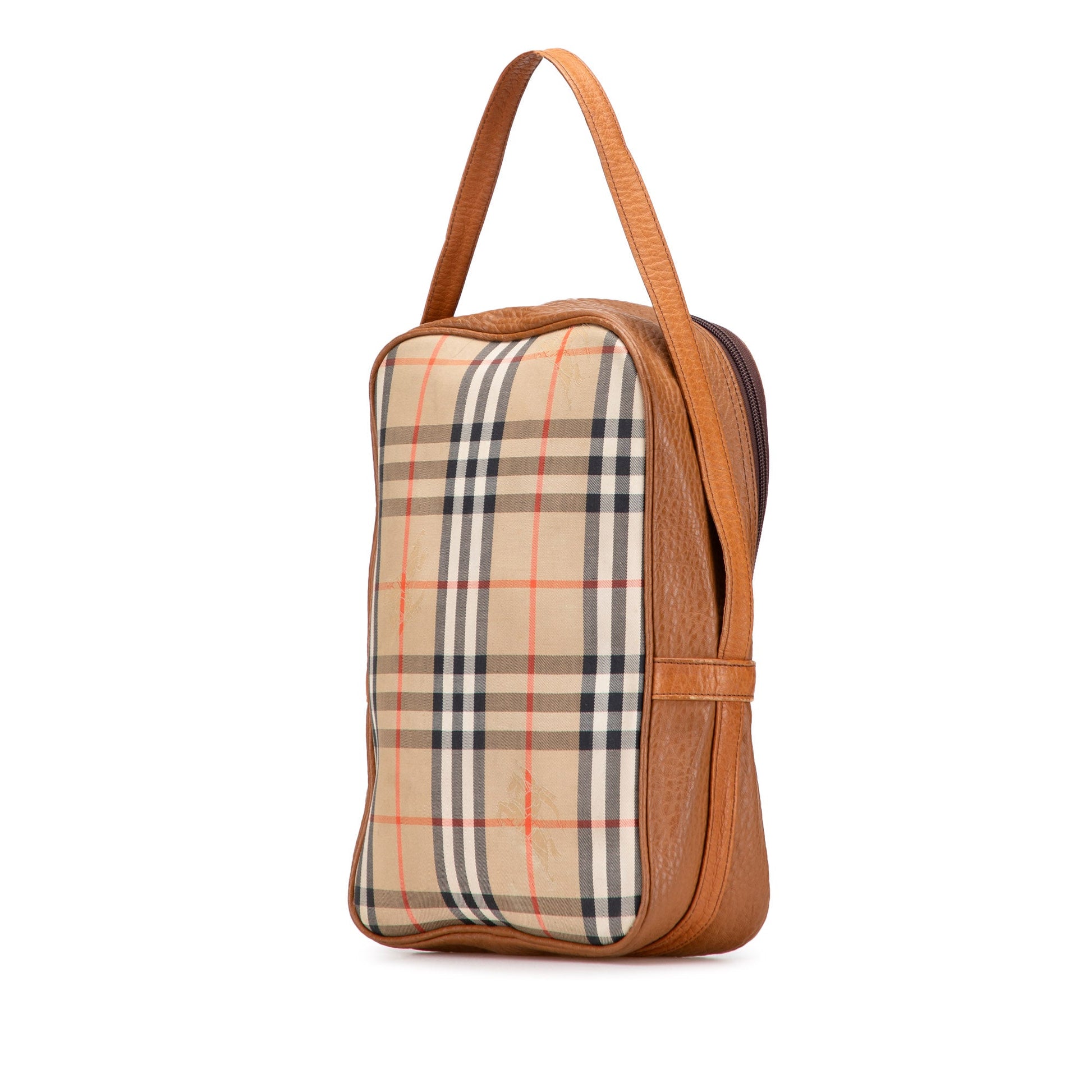 Burberry Haymarket Check Canvas Handbag