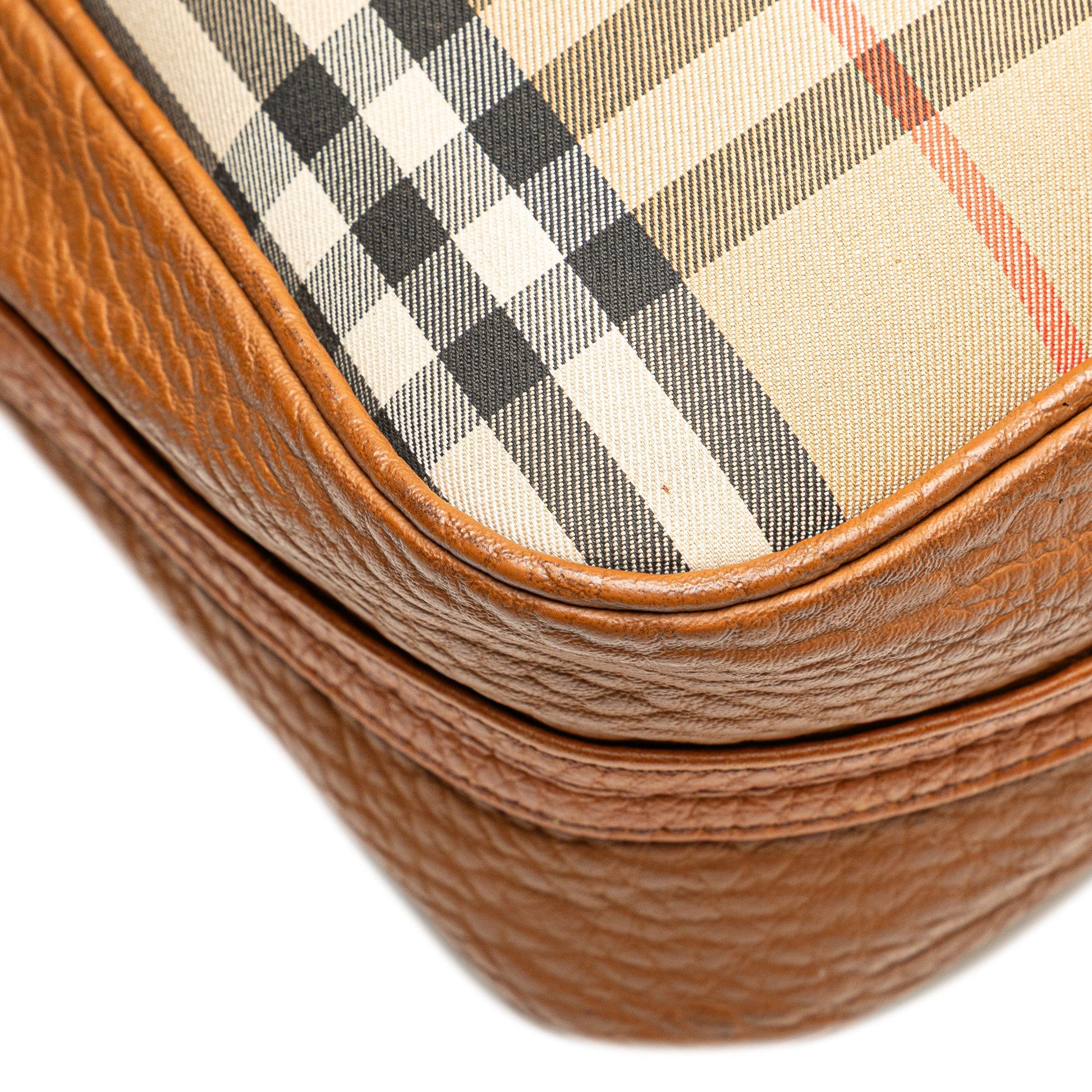 Burberry Haymarket Check Canvas Handbag