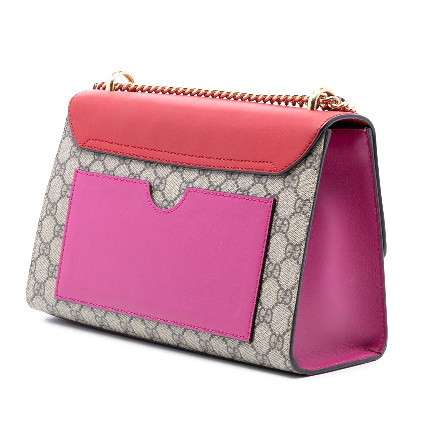 Gucci Medium GG Supreme Padlock Shoulder Bag