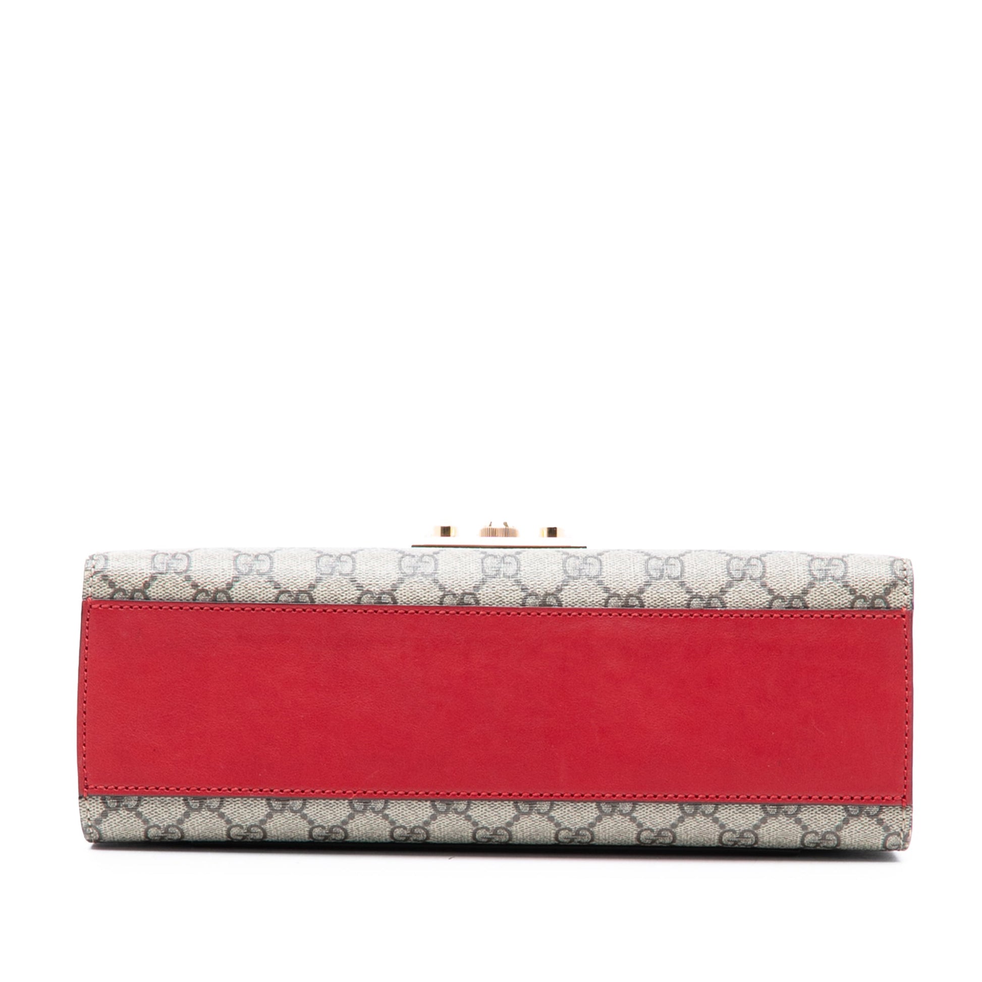 Gucci Medium GG Supreme Padlock Shoulder Bag