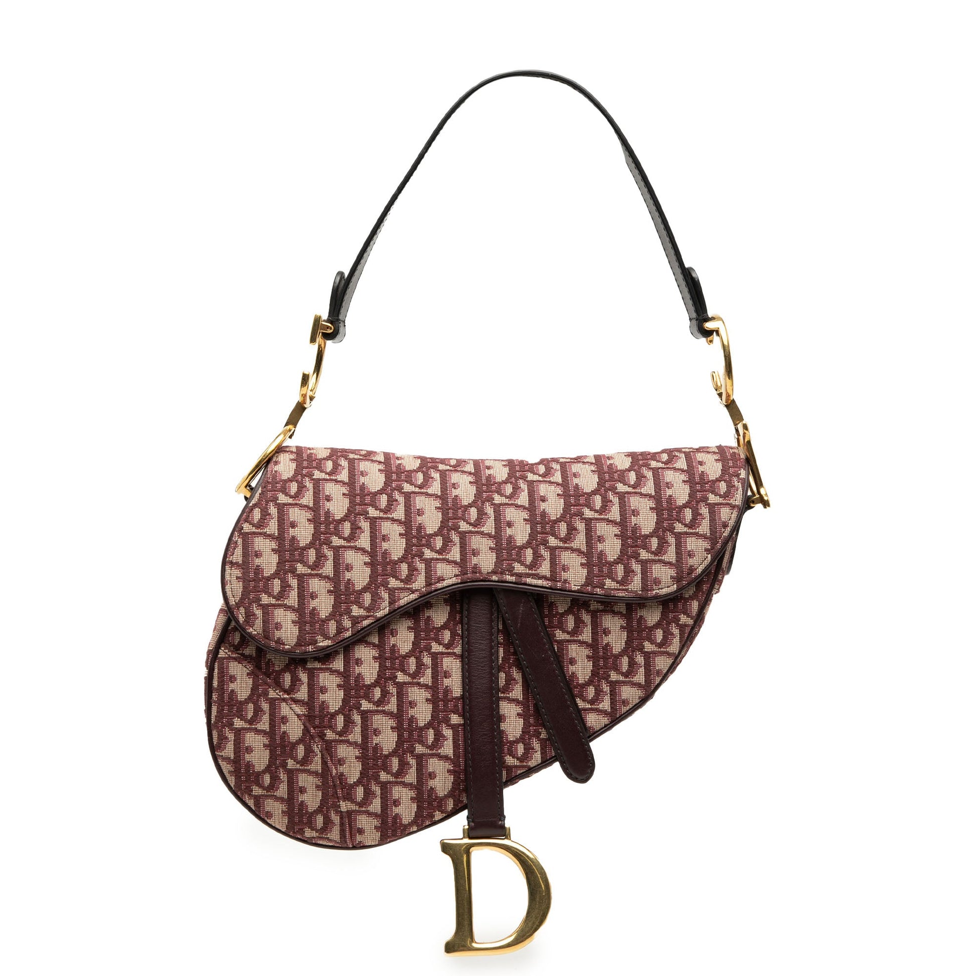 Dior Oblique Canvas Saddle Bag